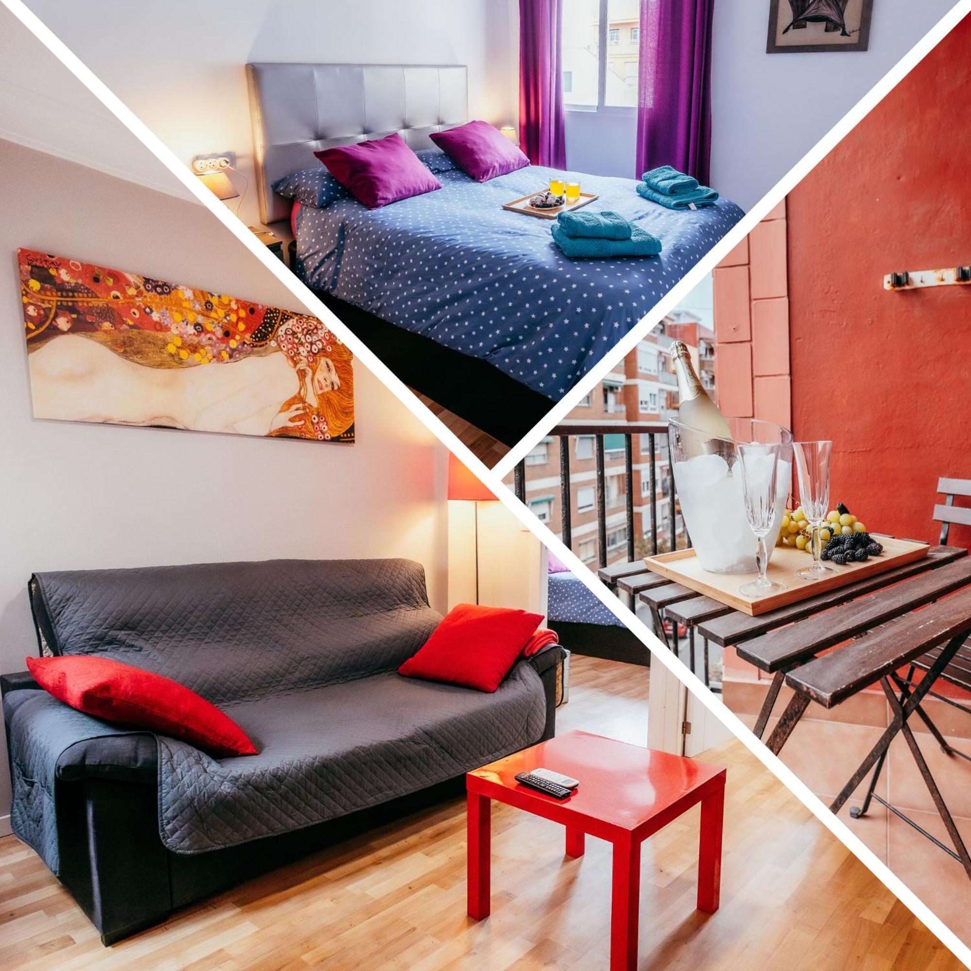 Apartment Queen Apt, 2min To Beach, Terrace, 3bd, 6pax